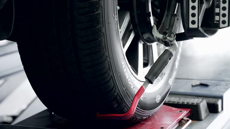 Tires in auto parts store car-care center